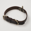 leather training collar personalized genuine Leather pet dog